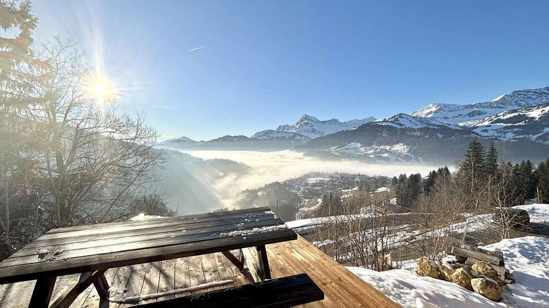 Chalet Cosy Avec Sauna Et Wifi A Notre-Dame-De-Bellecombe - Fr-1-595-36